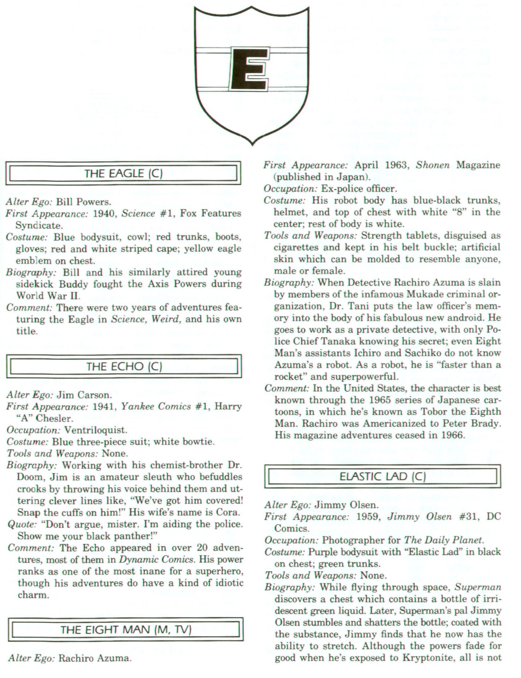 Read online The Encyclopedia of Superheroes comic -  Issue # TPB (Part 2) - 20