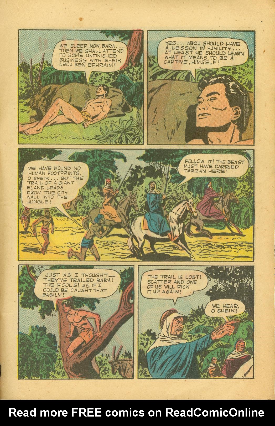 Read online Tarzan (1948) comic -  Issue #17 - 25