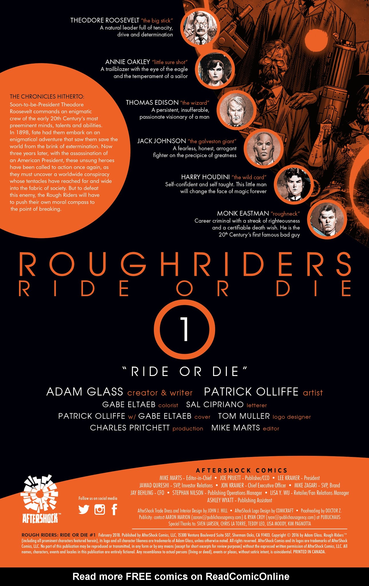 Read online Rough Riders: Ride or Die comic -  Issue #1 - 2