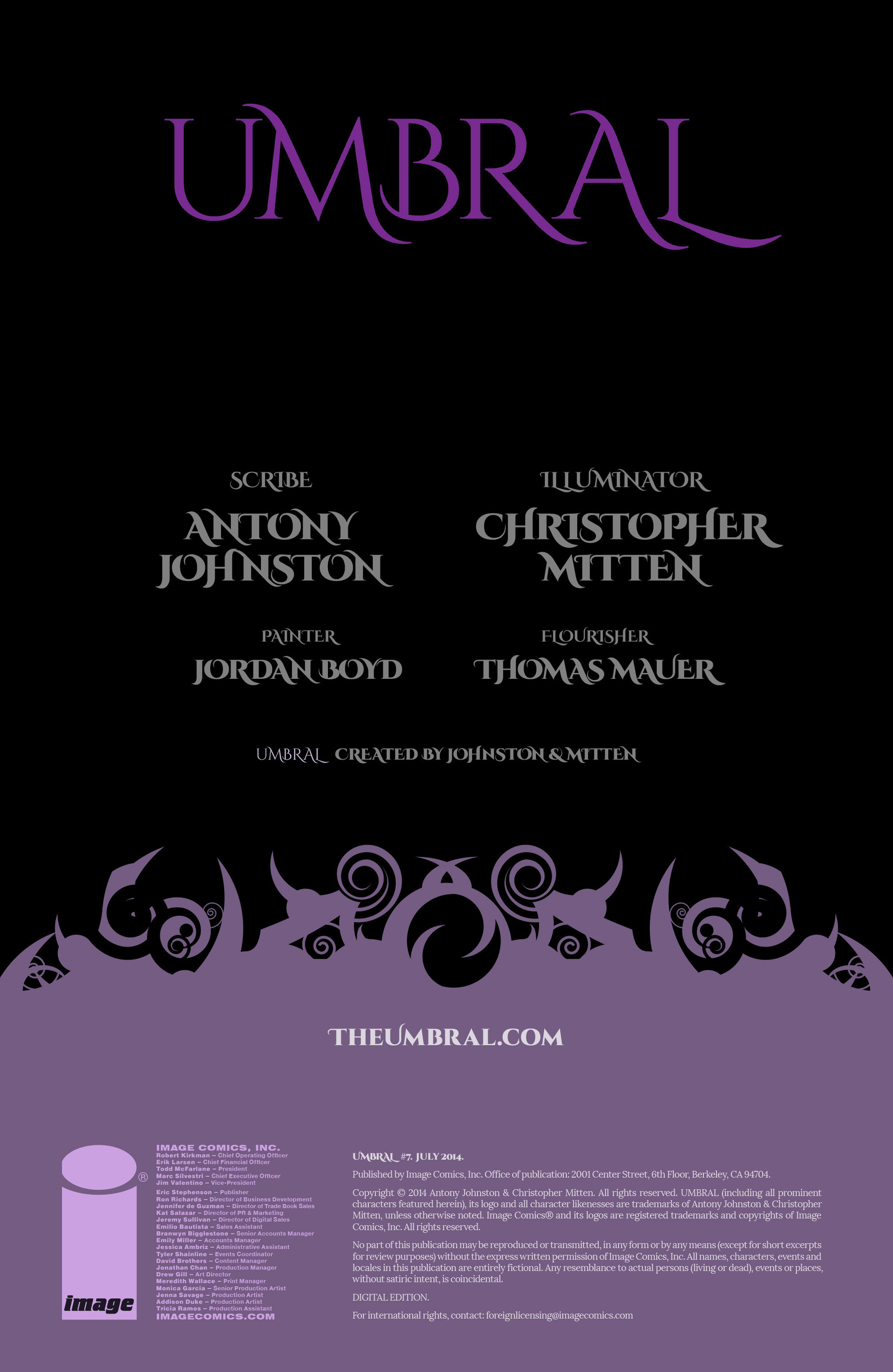 Read online Umbral comic -  Issue #7 - 2