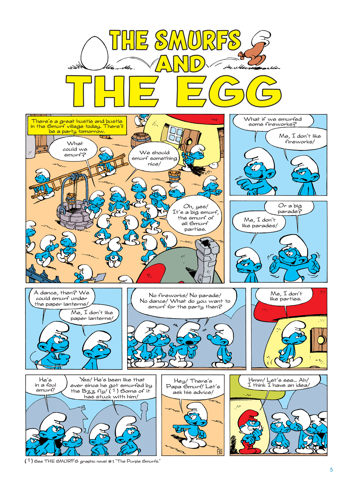 Read online The Smurfs comic -  Issue #5 - 5