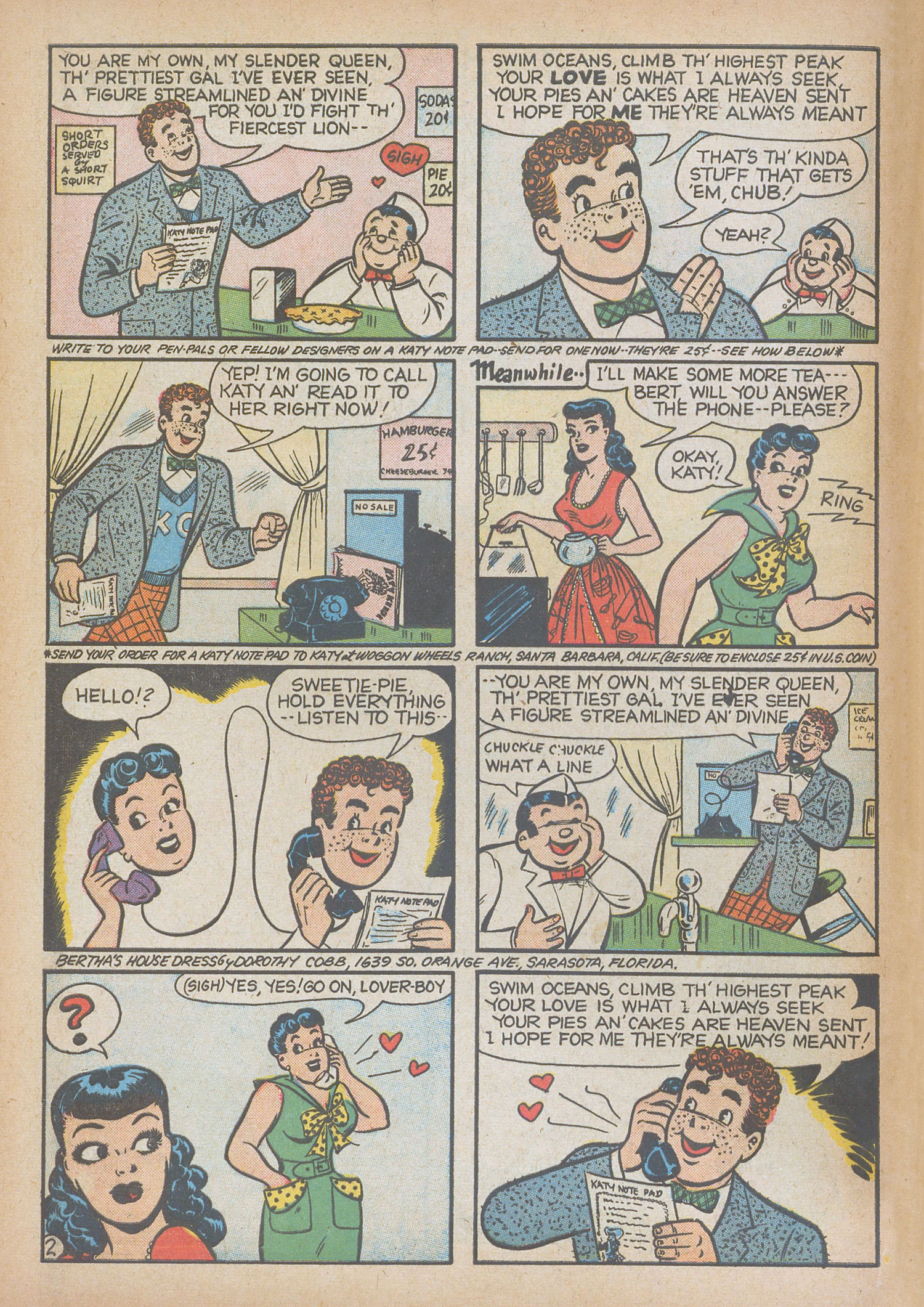 Read online Katy Keene (1949) comic -  Issue #18 - 4