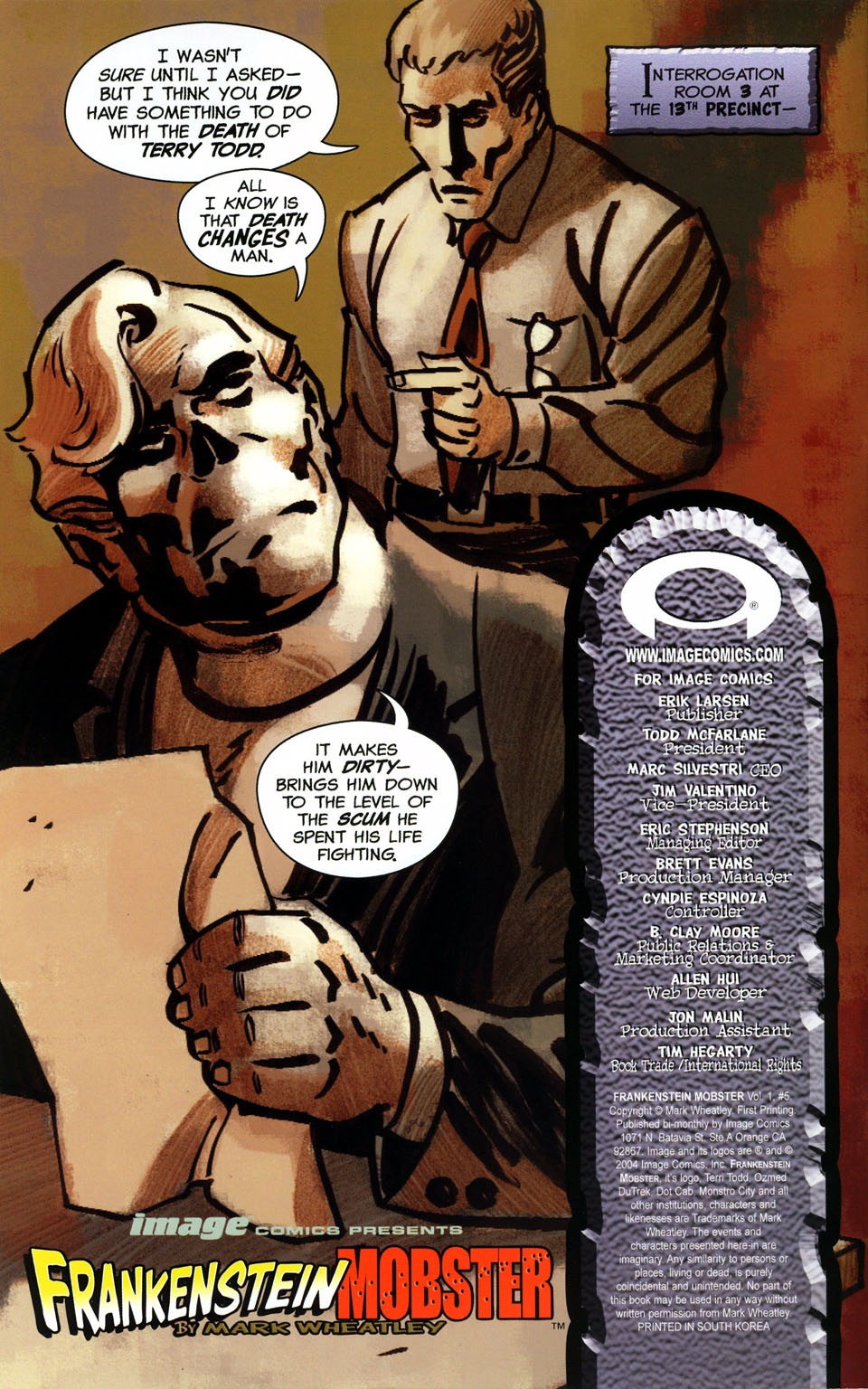 Read online Frankenstein Mobster comic -  Issue #5 - 2