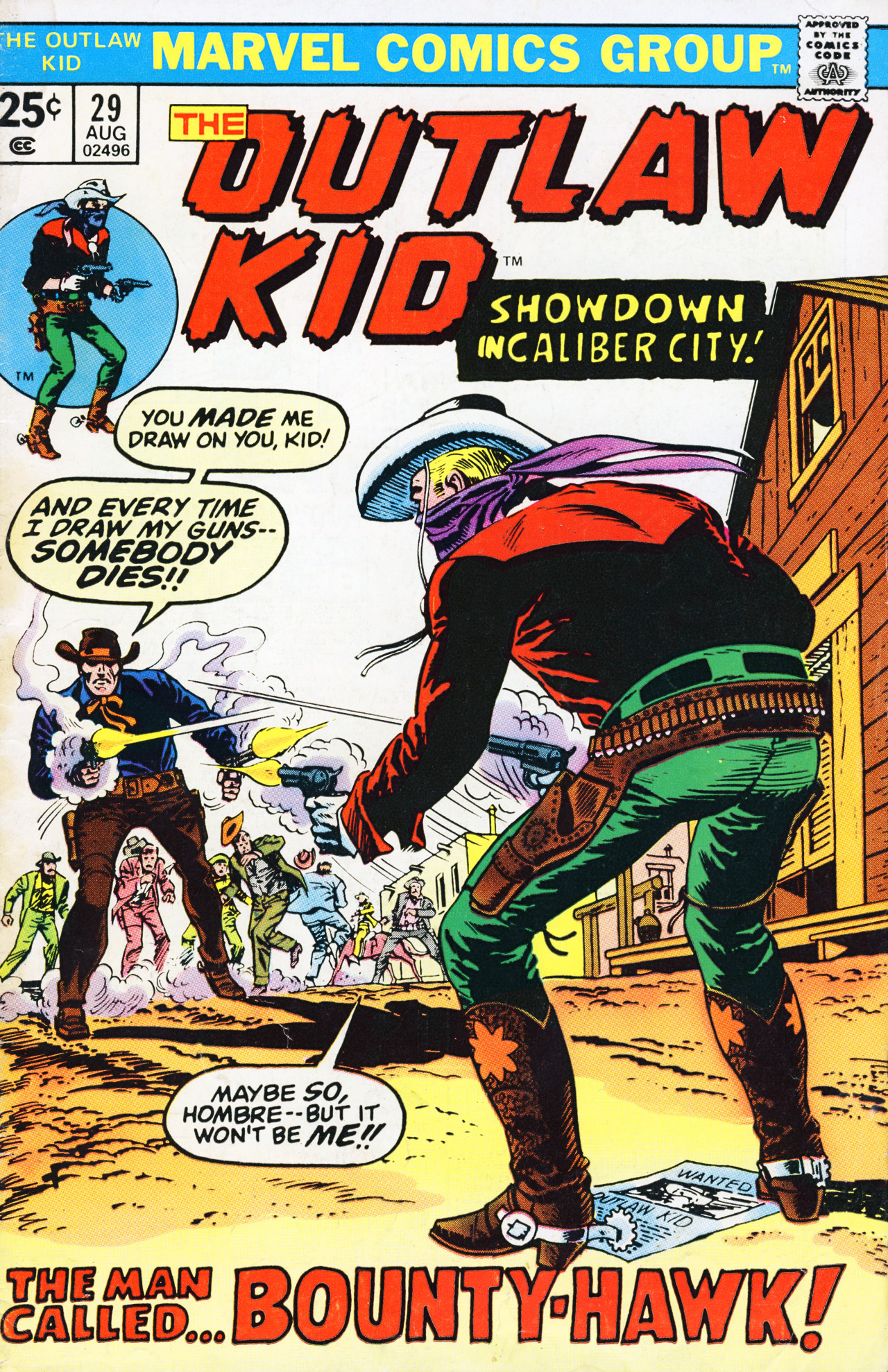 Read online The Outlaw Kid (1970) comic -  Issue #29 - 1