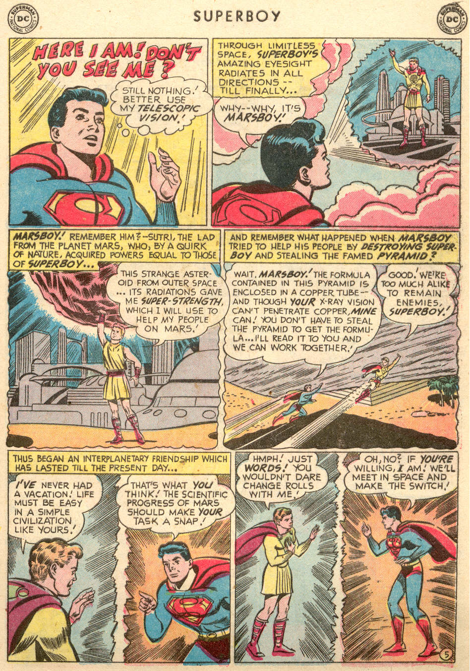 Read online Superboy (1949) comic -  Issue #16 - 34