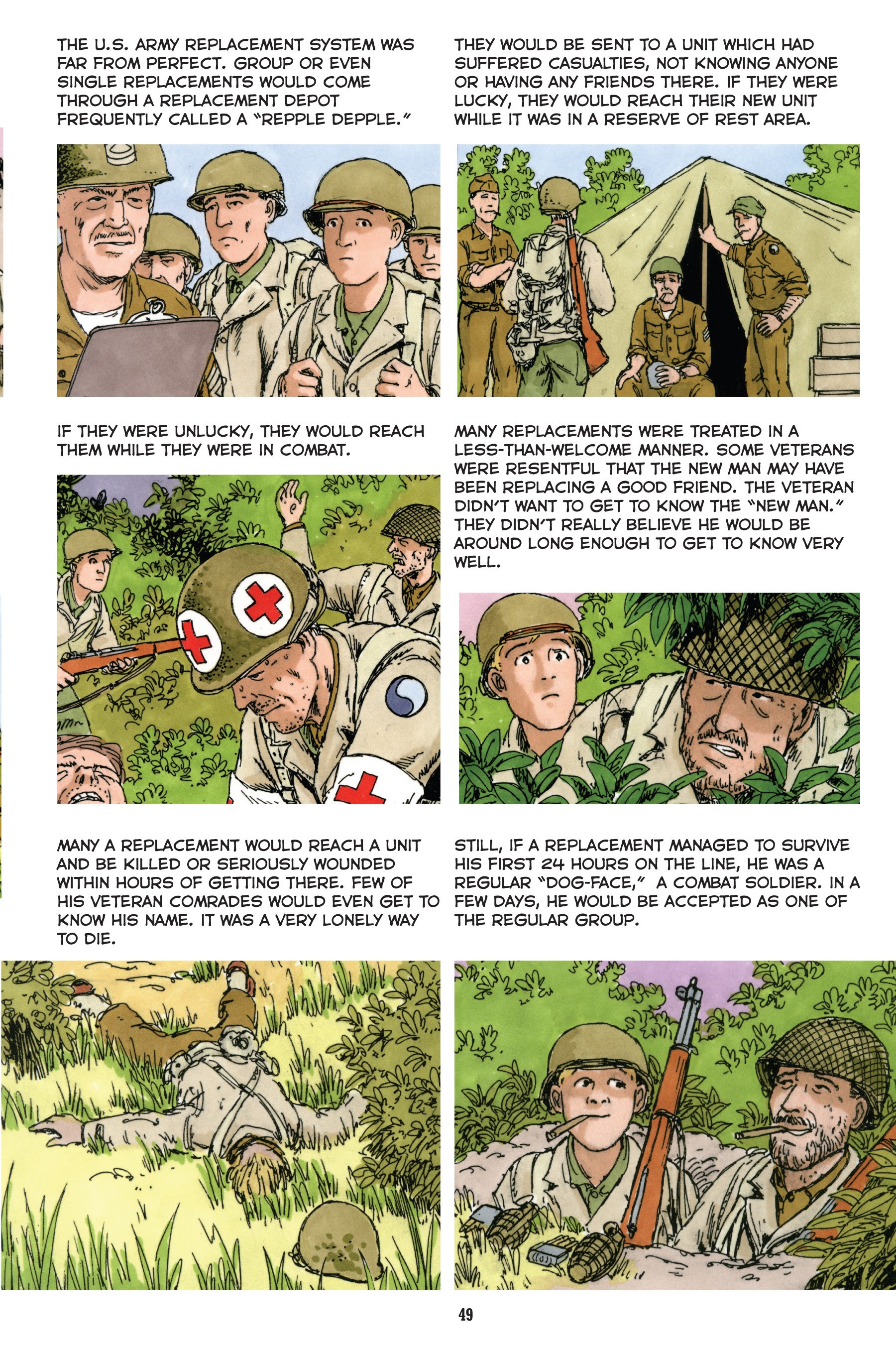 Read online Normandy: A Graphic History of D-Day, the Allied Invasion of Hitler's Fortress Europe comic -  Issue # TPB - 50